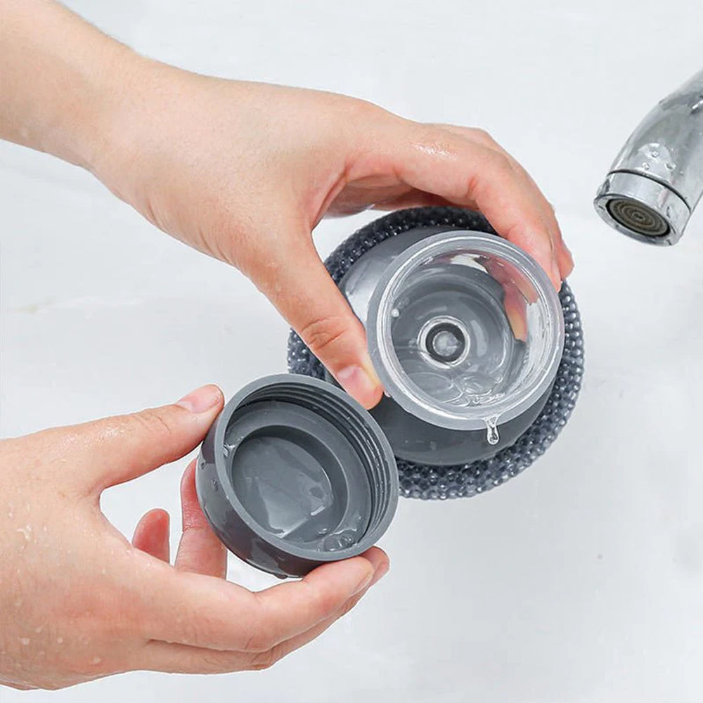 Liquid Adding Pot Washing Brush